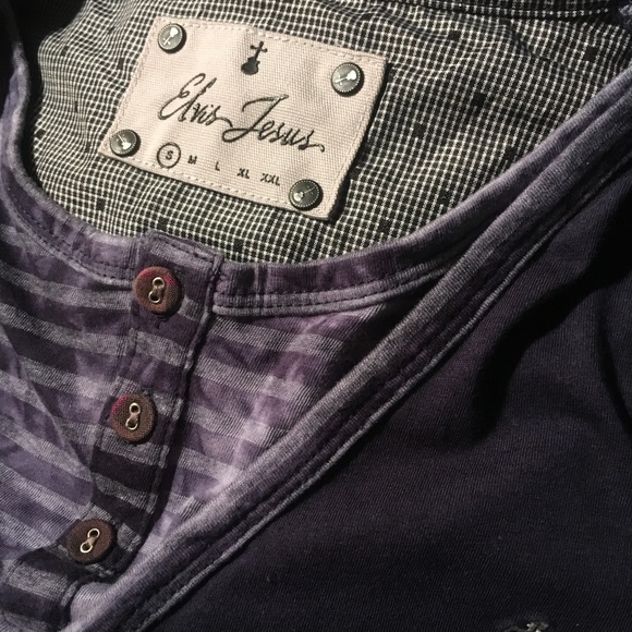 Elvis Jesus Prince Kensington Knit Top T-shirt Size Small - Picture 1 of 7